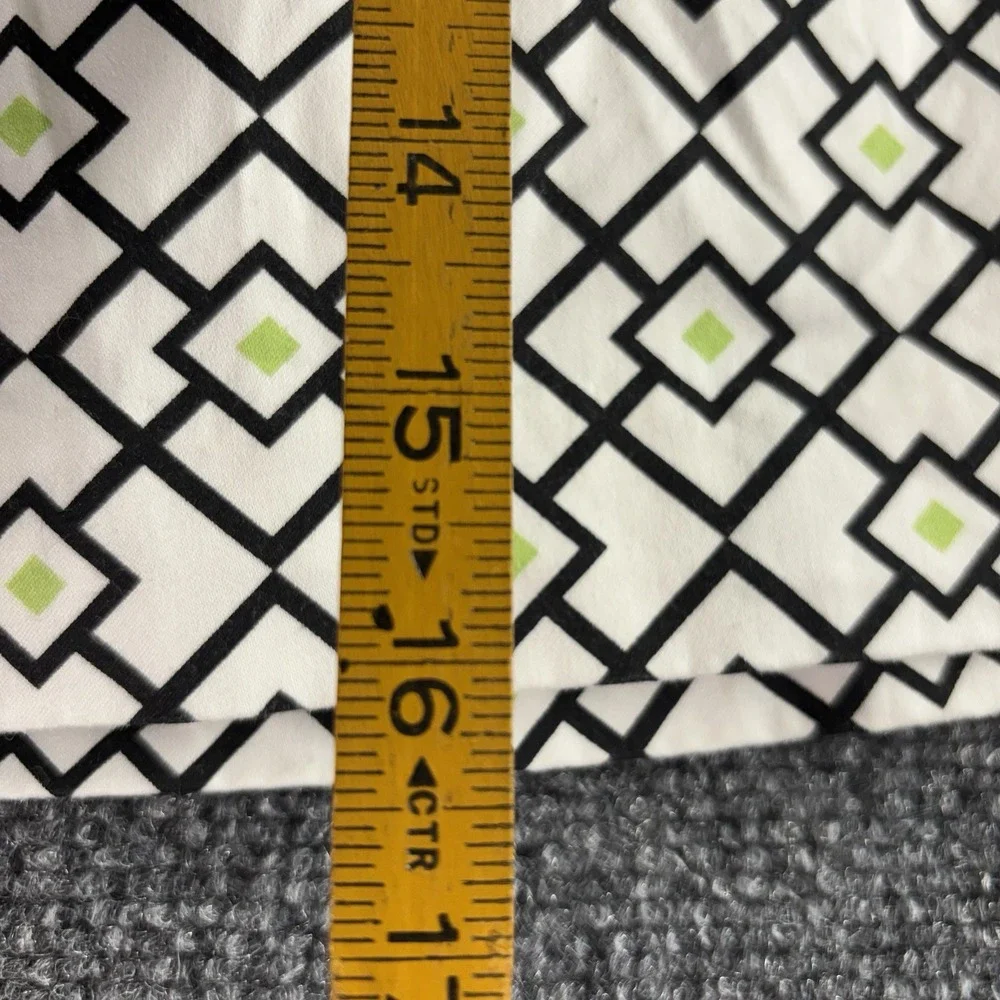 Fairway & Greene Golf Skort Women's Sz 4 Tennis Pickle Ball Skirt White Green